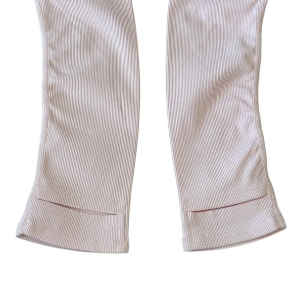 Alo Yoga Legwarmers Goddess Powder Pink Ribbed Women's Size M/L Medium Large - Picture 6 of 7